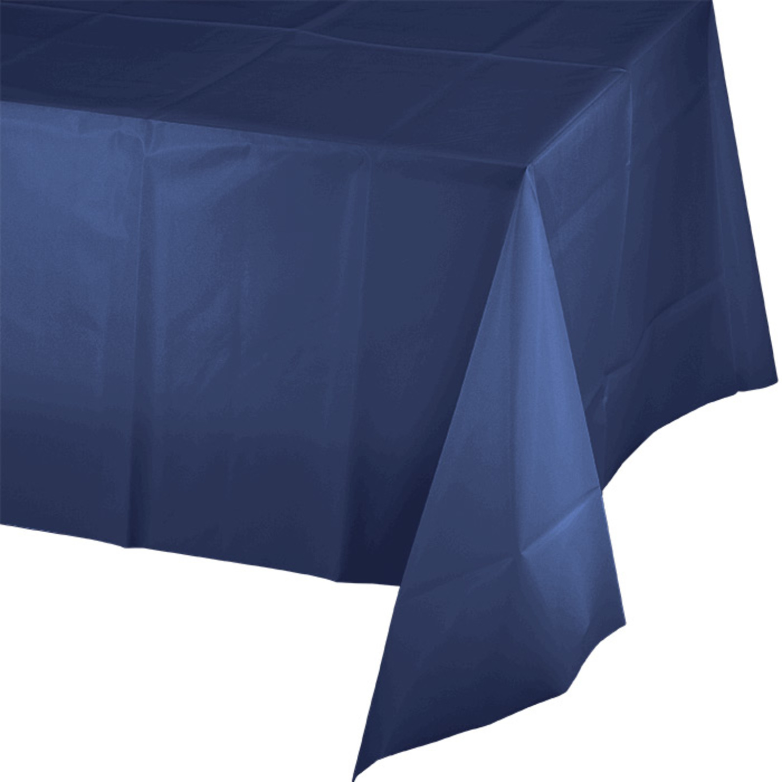 Creative Converting Navy Blue Plastic Tablecover