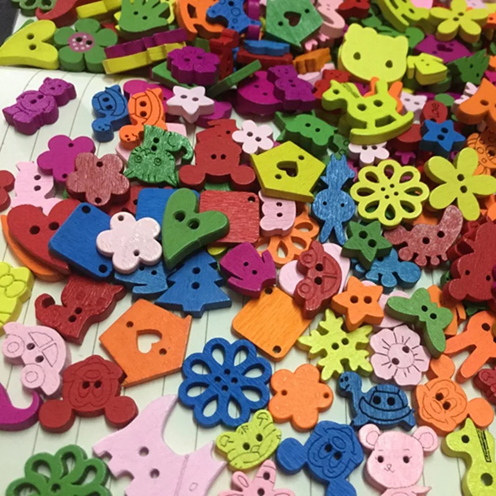 Wooden Button Mix