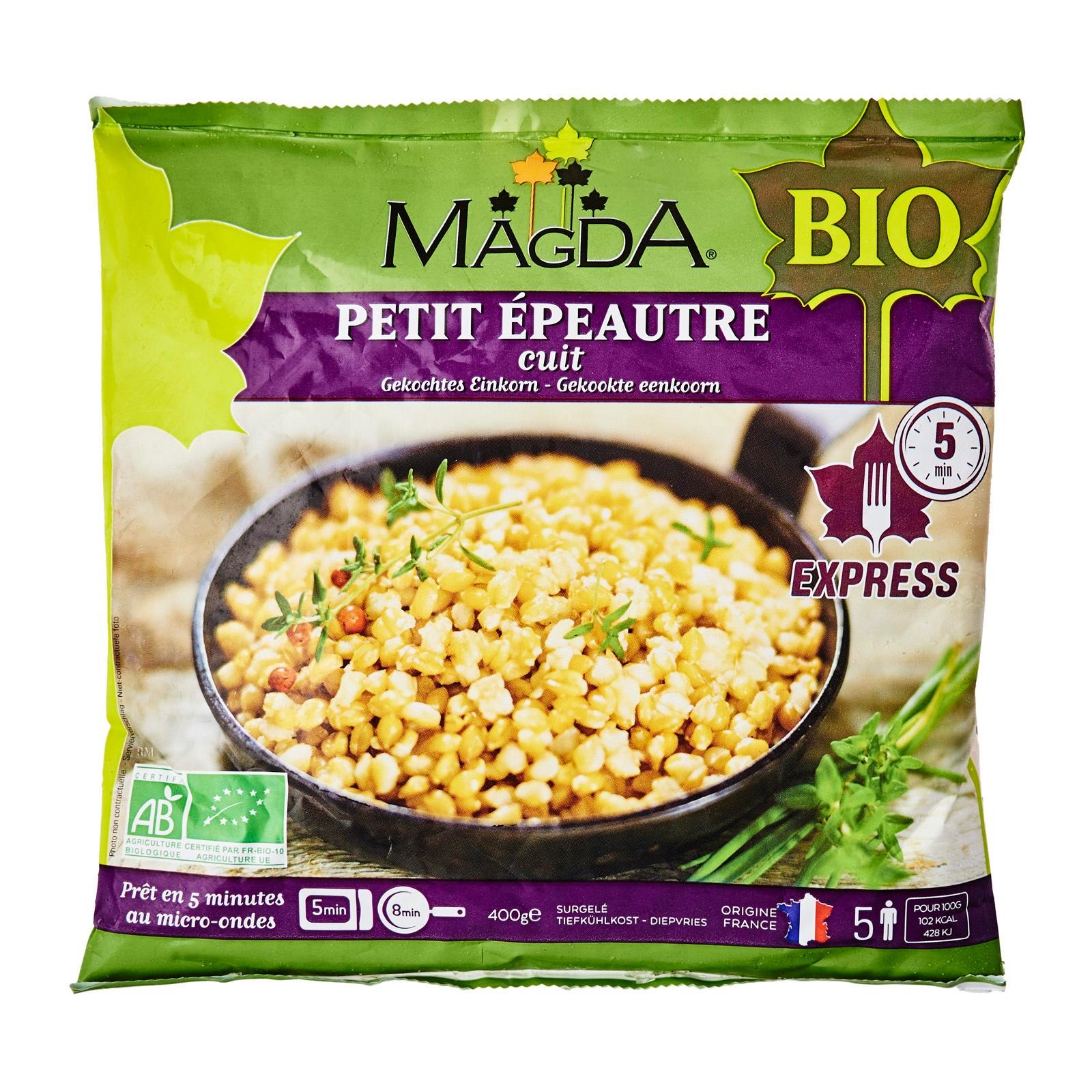 Magda Organic Cooked Small Spelt - Frozen-By Culina