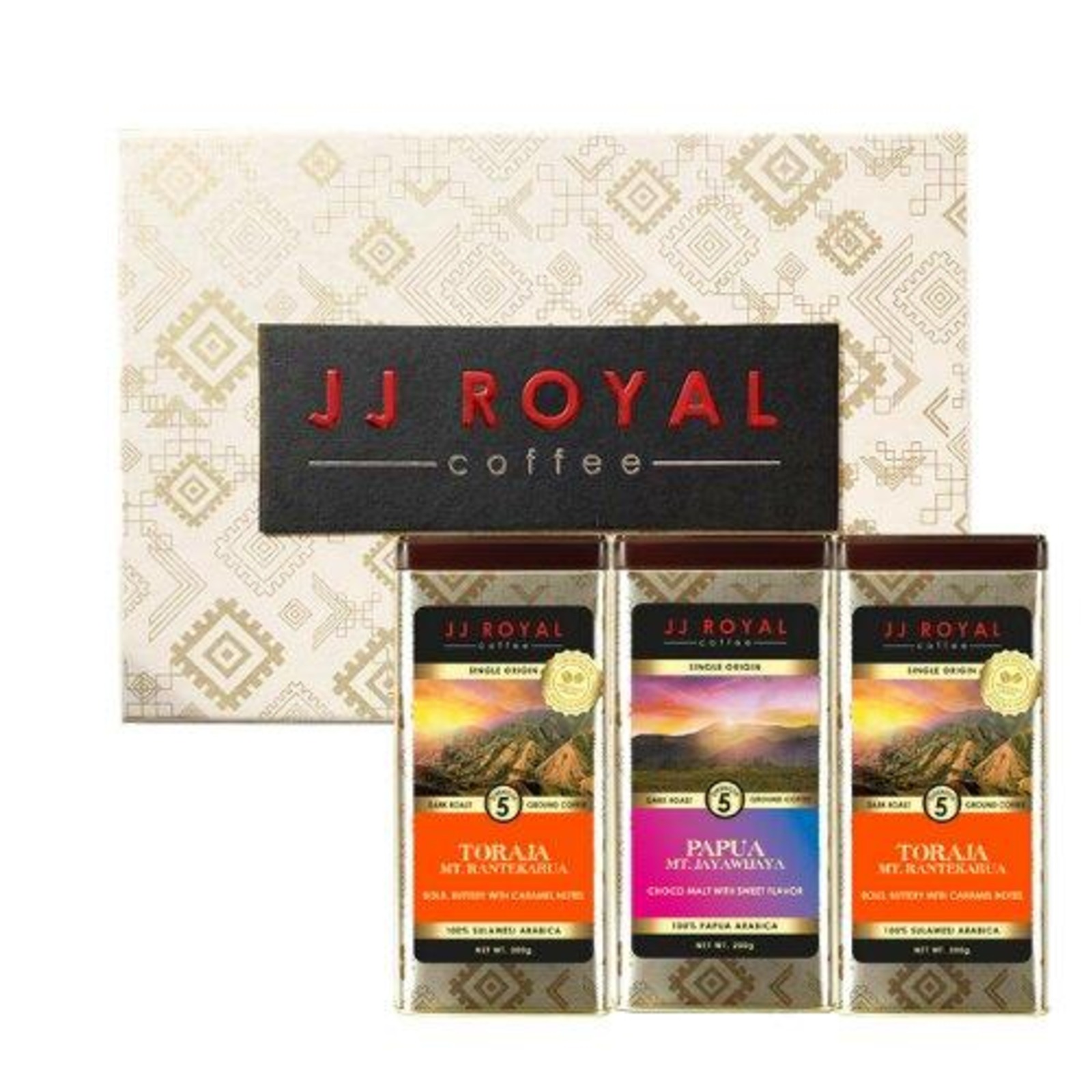 JJ Royal Coffee - Toraja & Papua Coffee Bean Trio