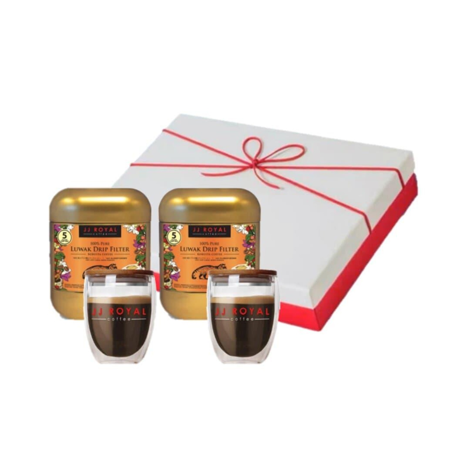 JJ Royal Coffee - Pure Luwak Gift Box (Ground & Beans)