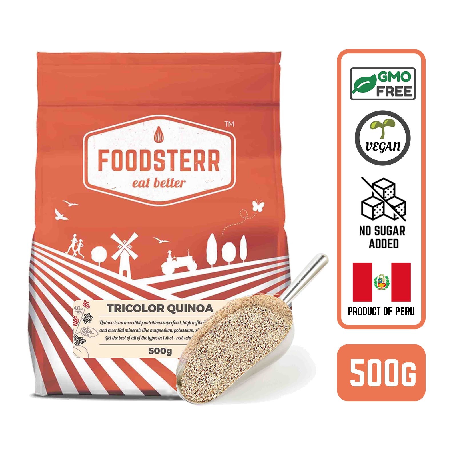 Foodsterr Peruvian Tri-color Quinoa