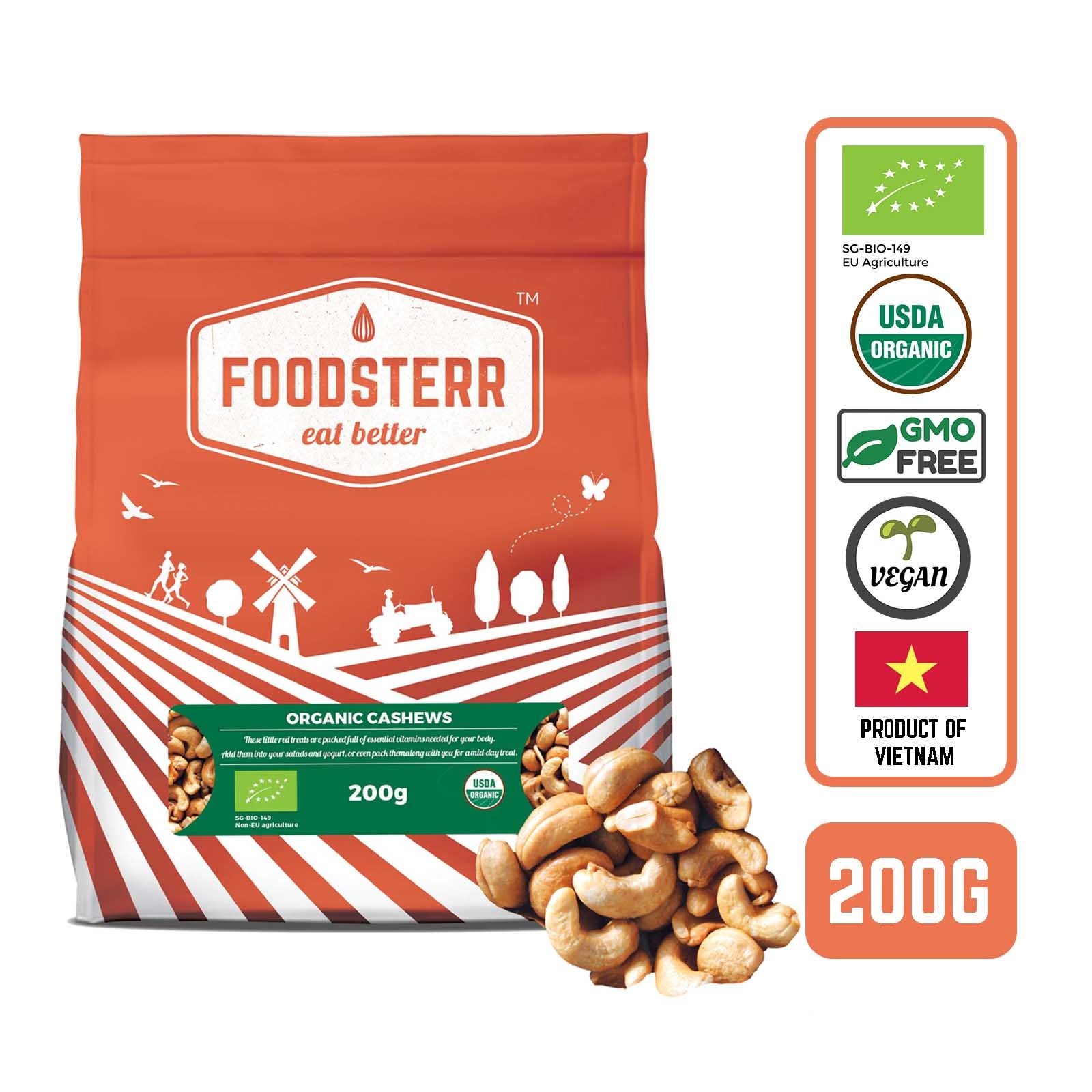 Foodsterr Organic Vietnam Cashews