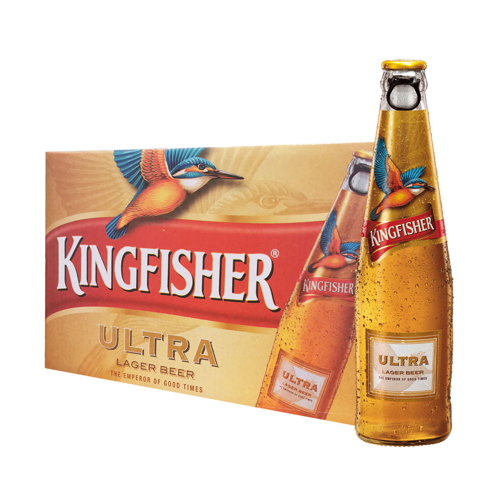 Kingfisher Ultra Lager Beer - Case - By Sonnamera
