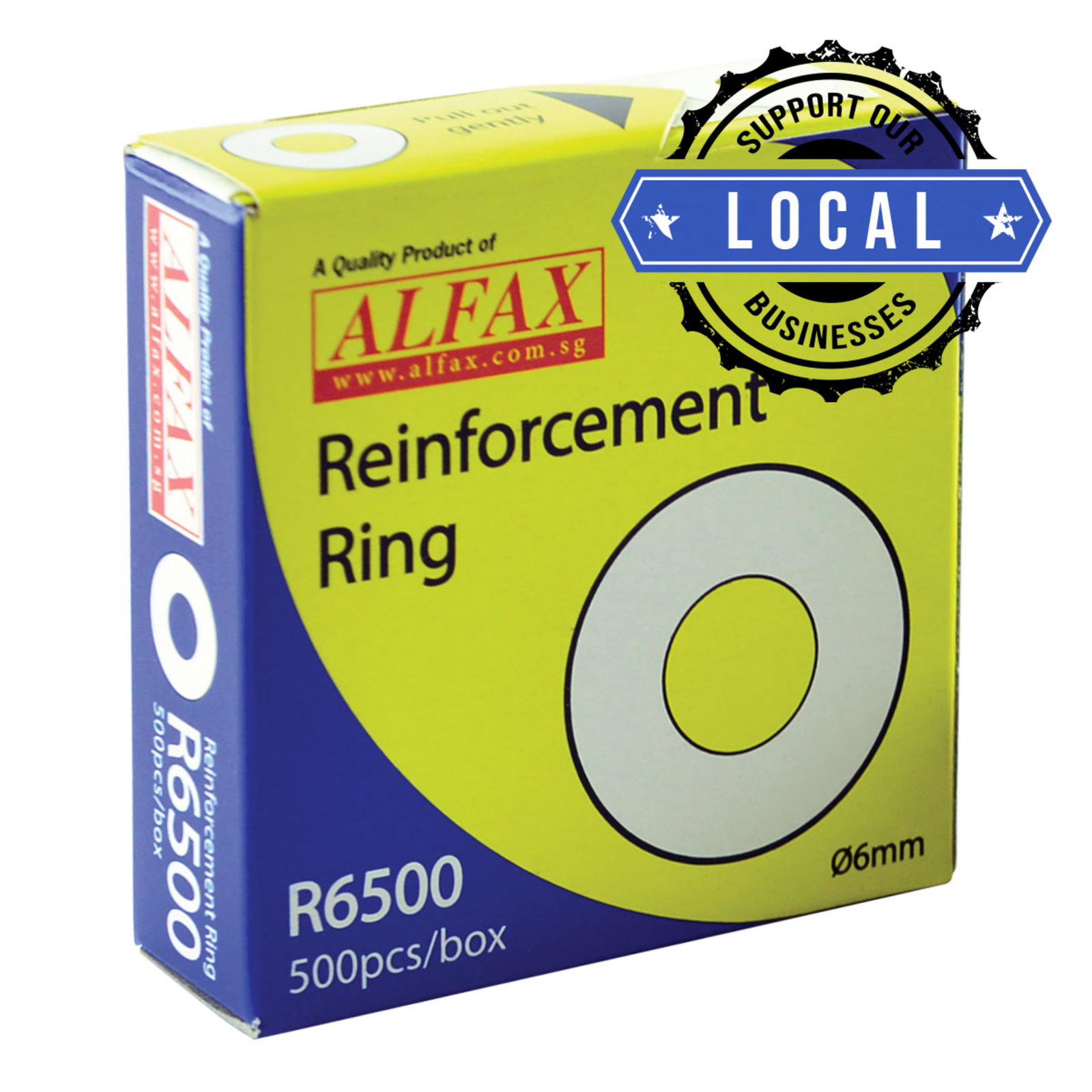 ALFAX R6500 Reinforcement Ring 6mm 500's NTUC FairPrice