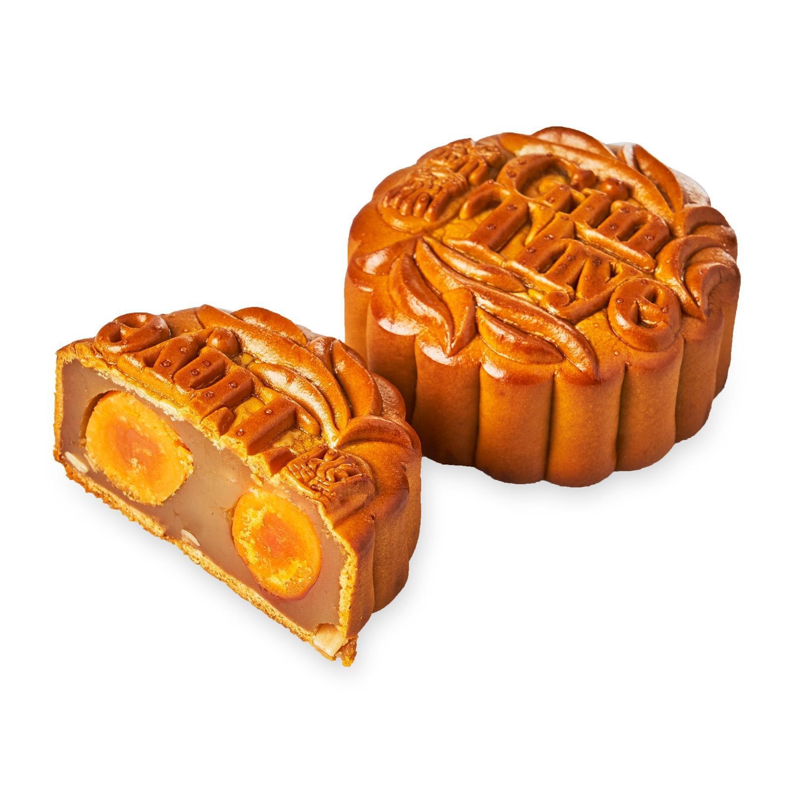 Gin Thye Low Sugar Mooncake - White Lotus Double Yolk