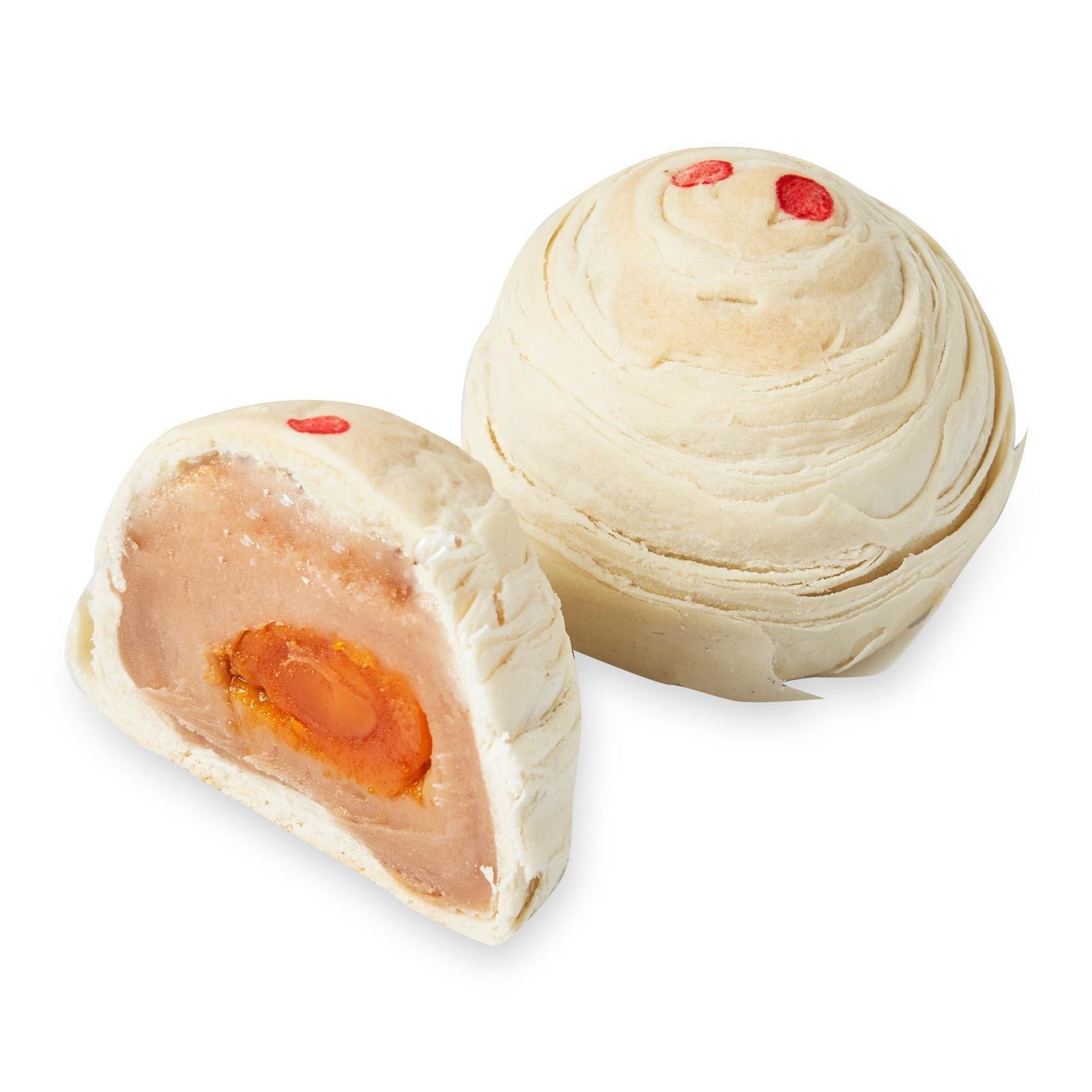 Gin Thye Low Sugar Mooncake - Yam Paste Single Yolk
