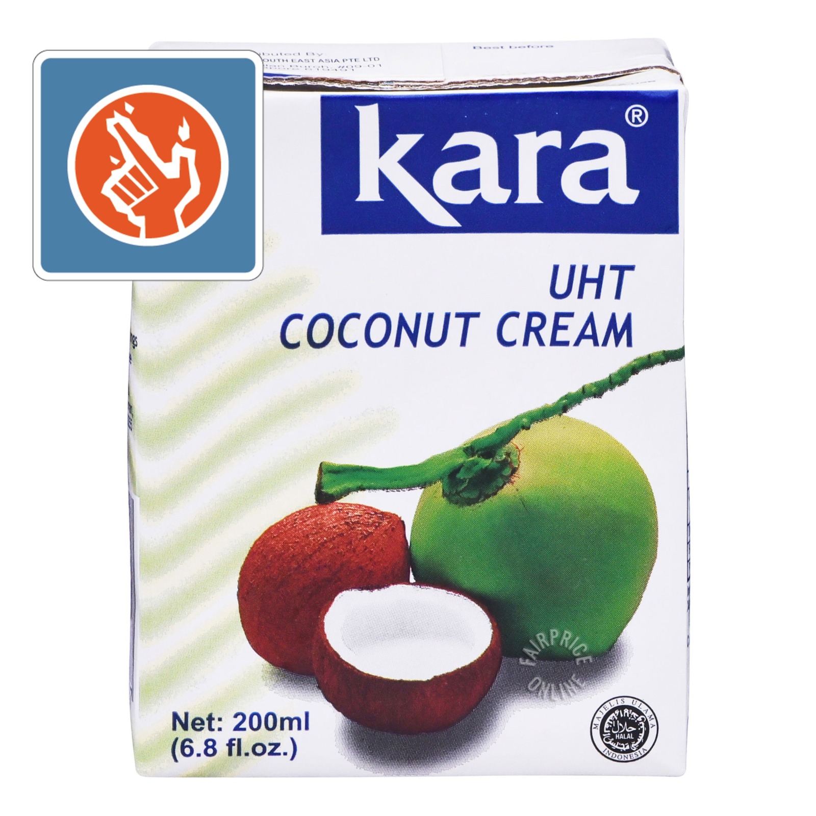 Kara UHT Natural Coconut Packet Cream