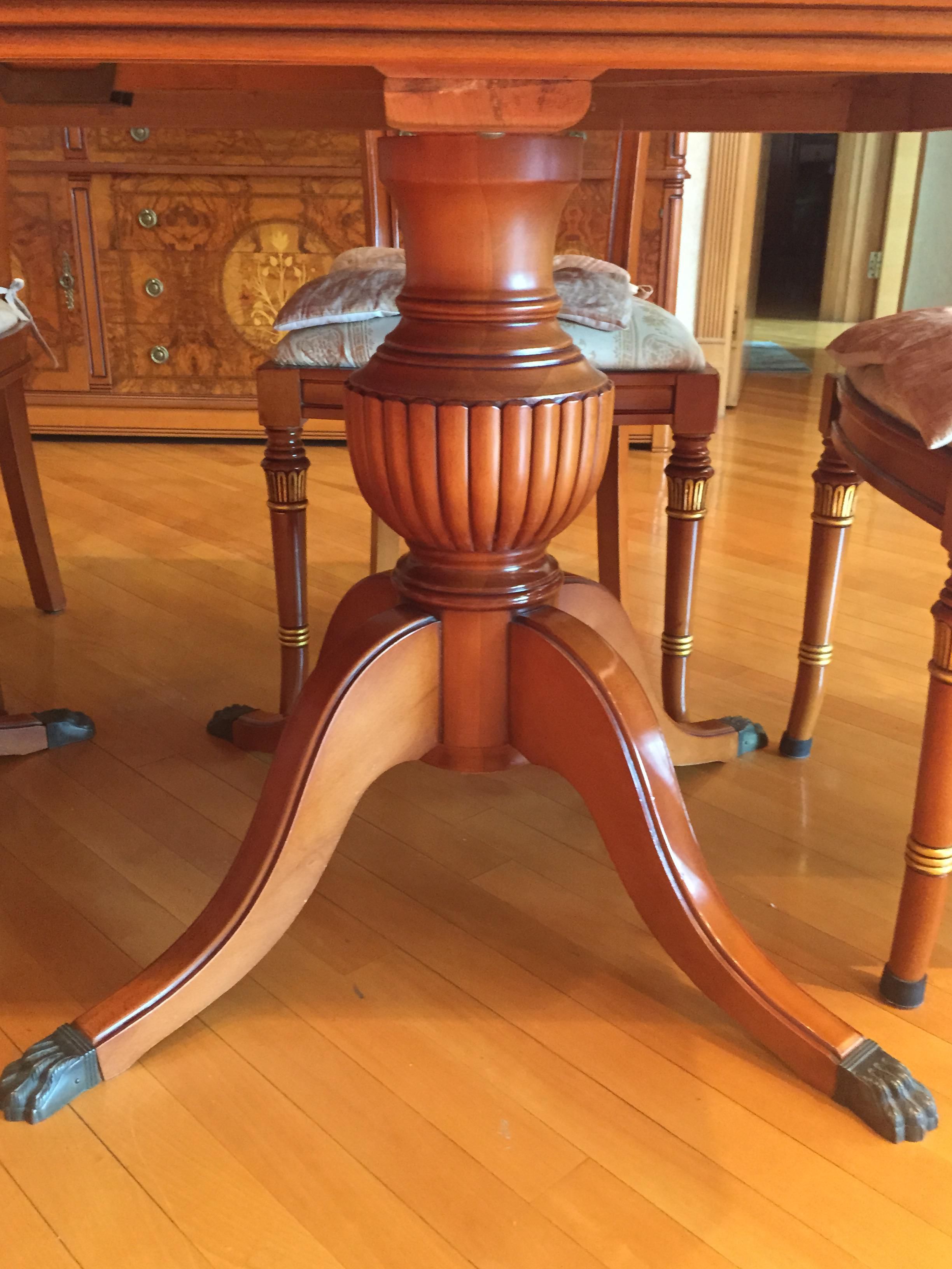 Beautiful 180 cm Solid Wood Dining Table (Extendable) with ...