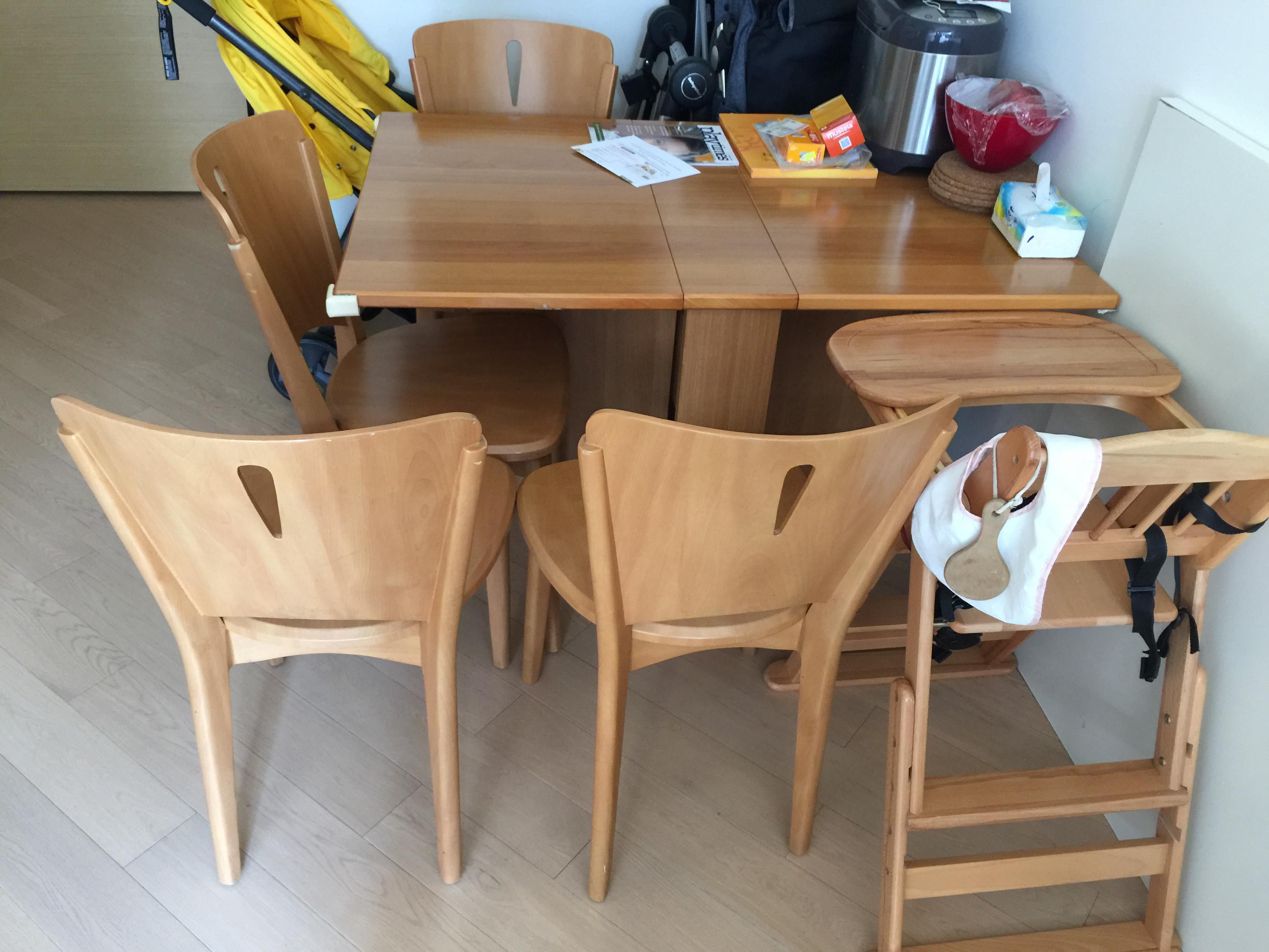 Moving sale dining tables and chairs Secondhand.hk