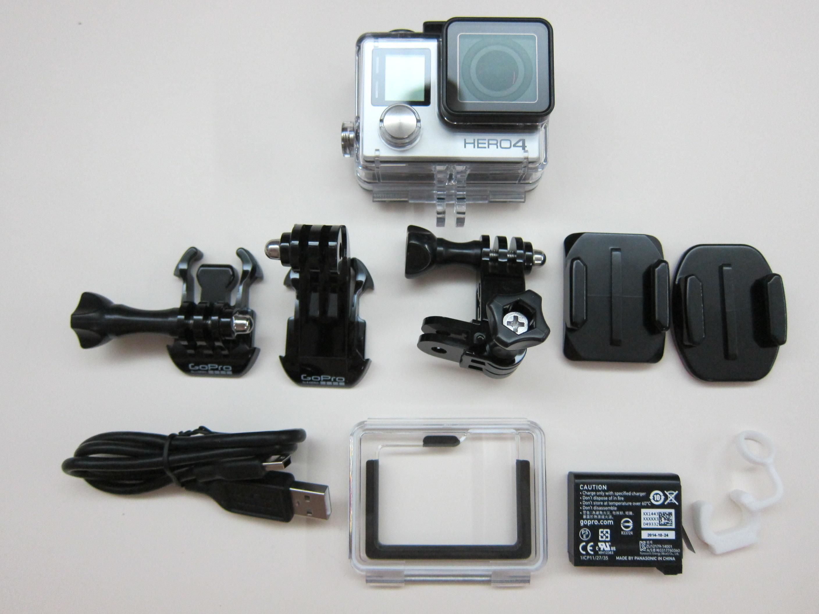 Go Pro Hero 4 Black Edition Lcd Touch Bac Pac 10 Units And Get 4