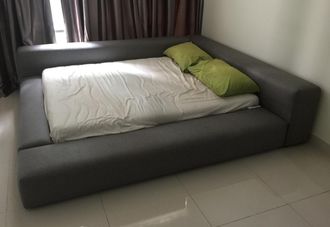 futon mattress bed queen beds sofa modern sheets foam low lying pad near sleeper slicedgourmet frame furniture memory assemble coolmax
