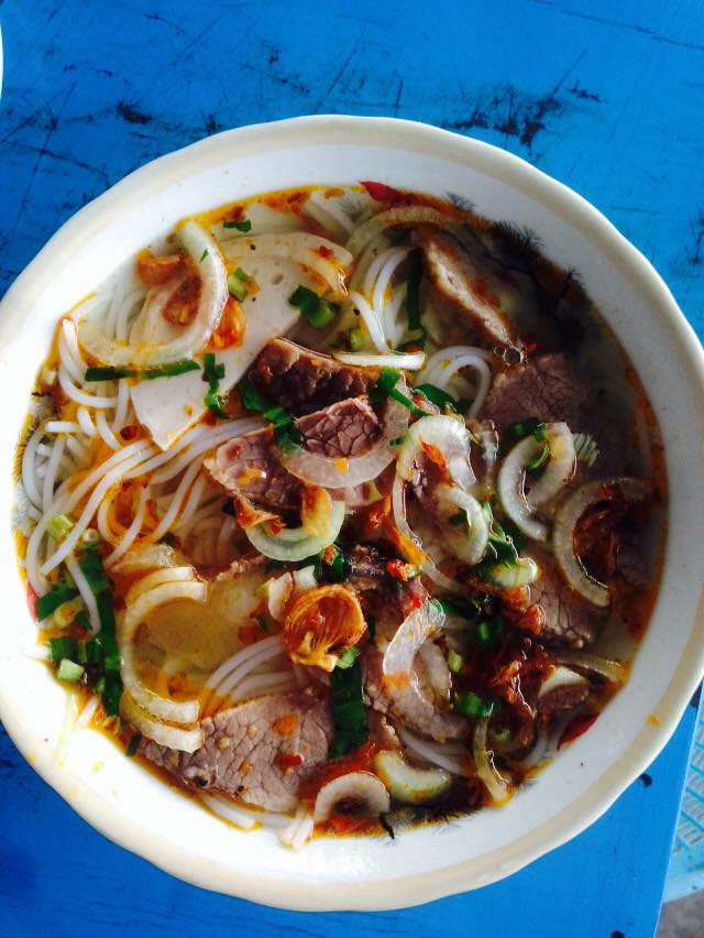 Beef rice noodles. 