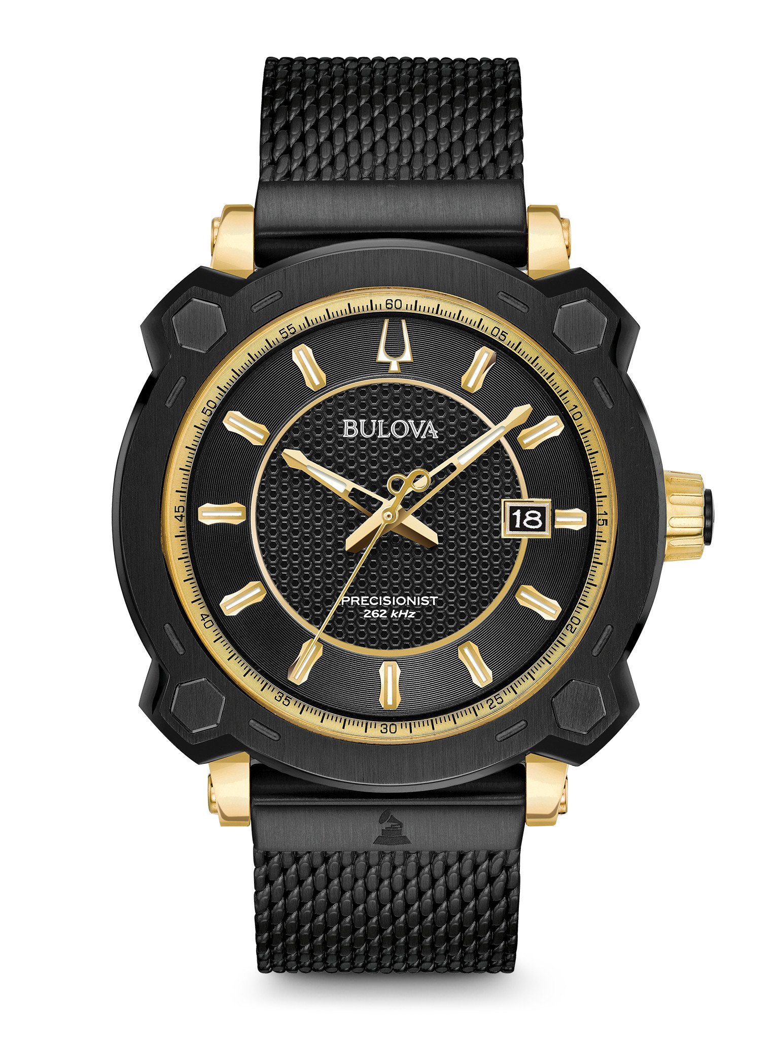 Bulova Precisionist Grammy Edition Black Dial Mens 98B303