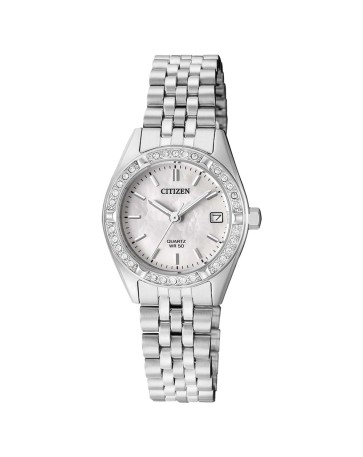 Citizen Quartz Women Silver Tone Watch EU6060-55D