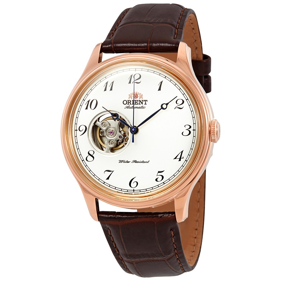 Orient Open Heart Automatic White Dial Mens RA-AG0012S10B
