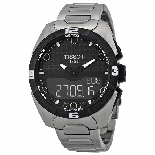 Tissot T-Touch Expert Solar Black Dial Mens T091.420.44.051.00  (T0914204405100)