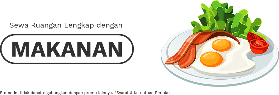 Sewa Ruangan Lengkap Dengan Makanan Banner