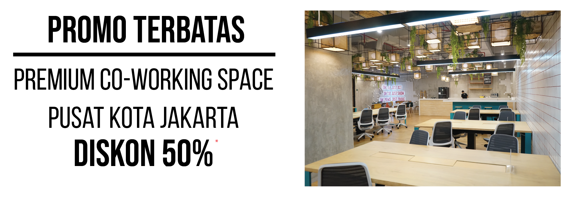 Promo-Premium Co-working space Jakarta Banner