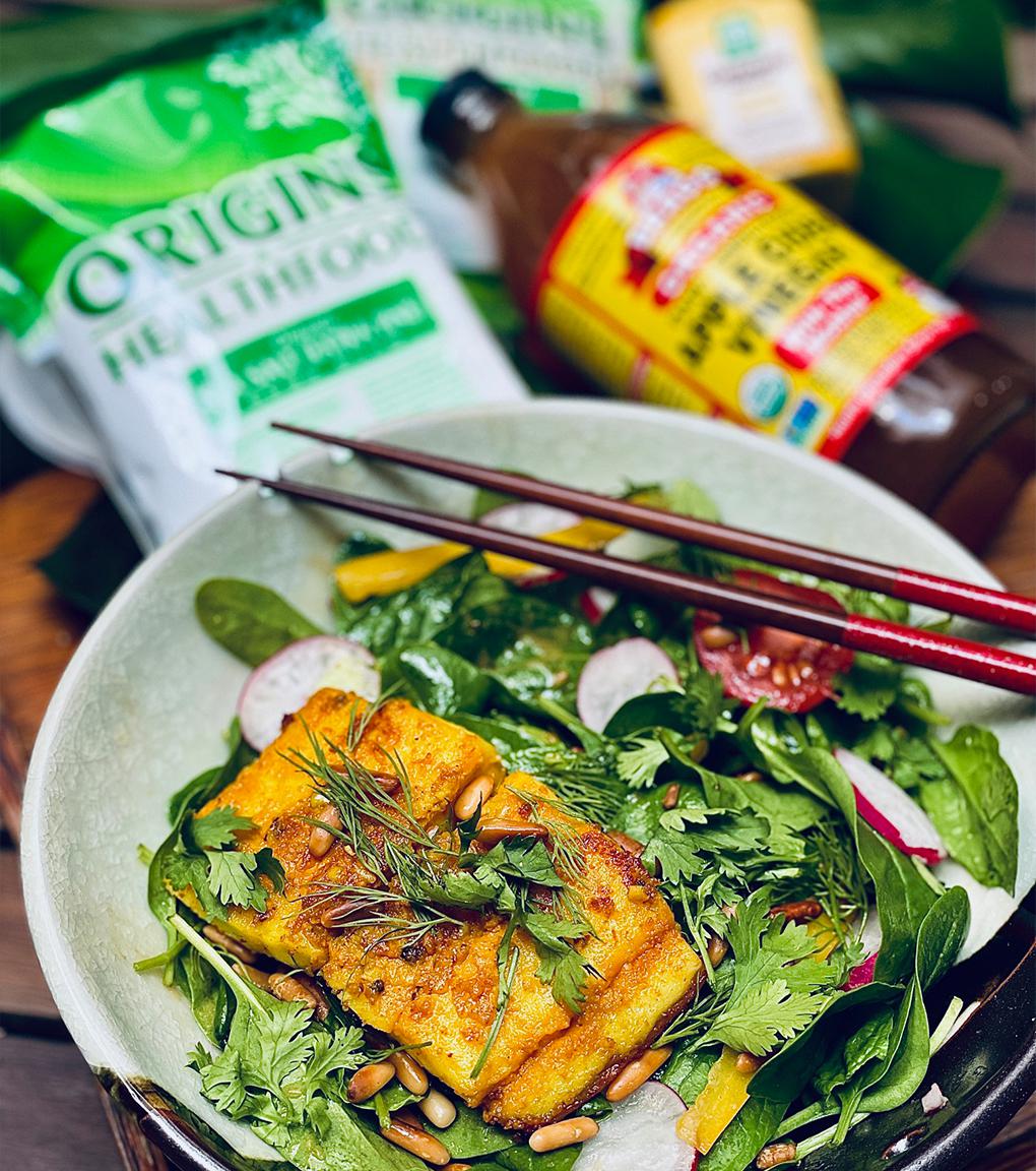 Turmeric Dill Fish with Miso Dressing YoRipe
