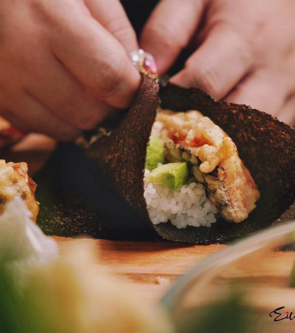 Seafood Tempura Hand Rolls YoRipe