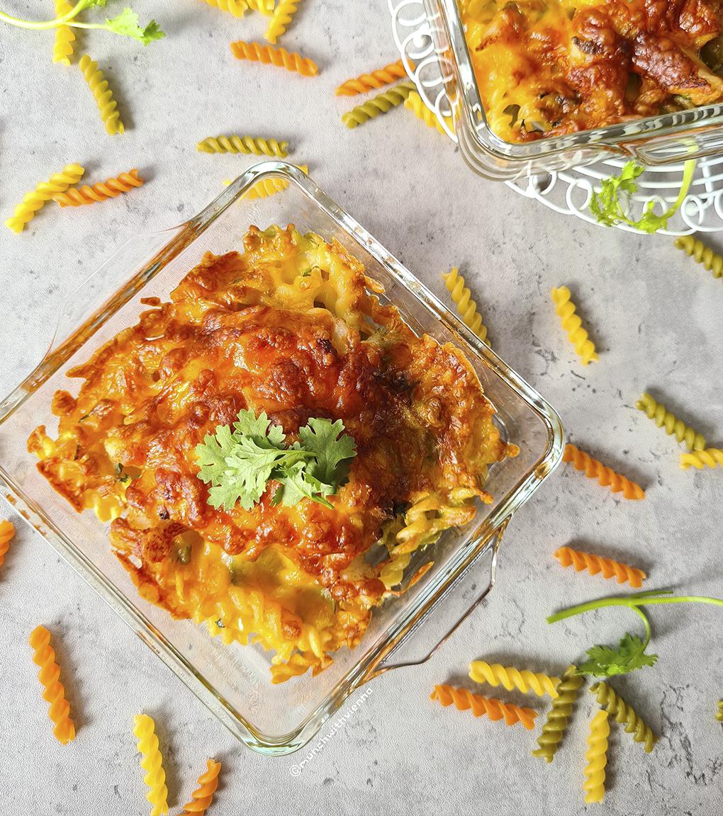 Trio Cheese Baked Fish Pasta YoRipe