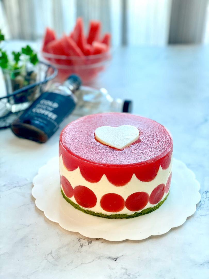 Watermelon Mousse Cake YoRipe