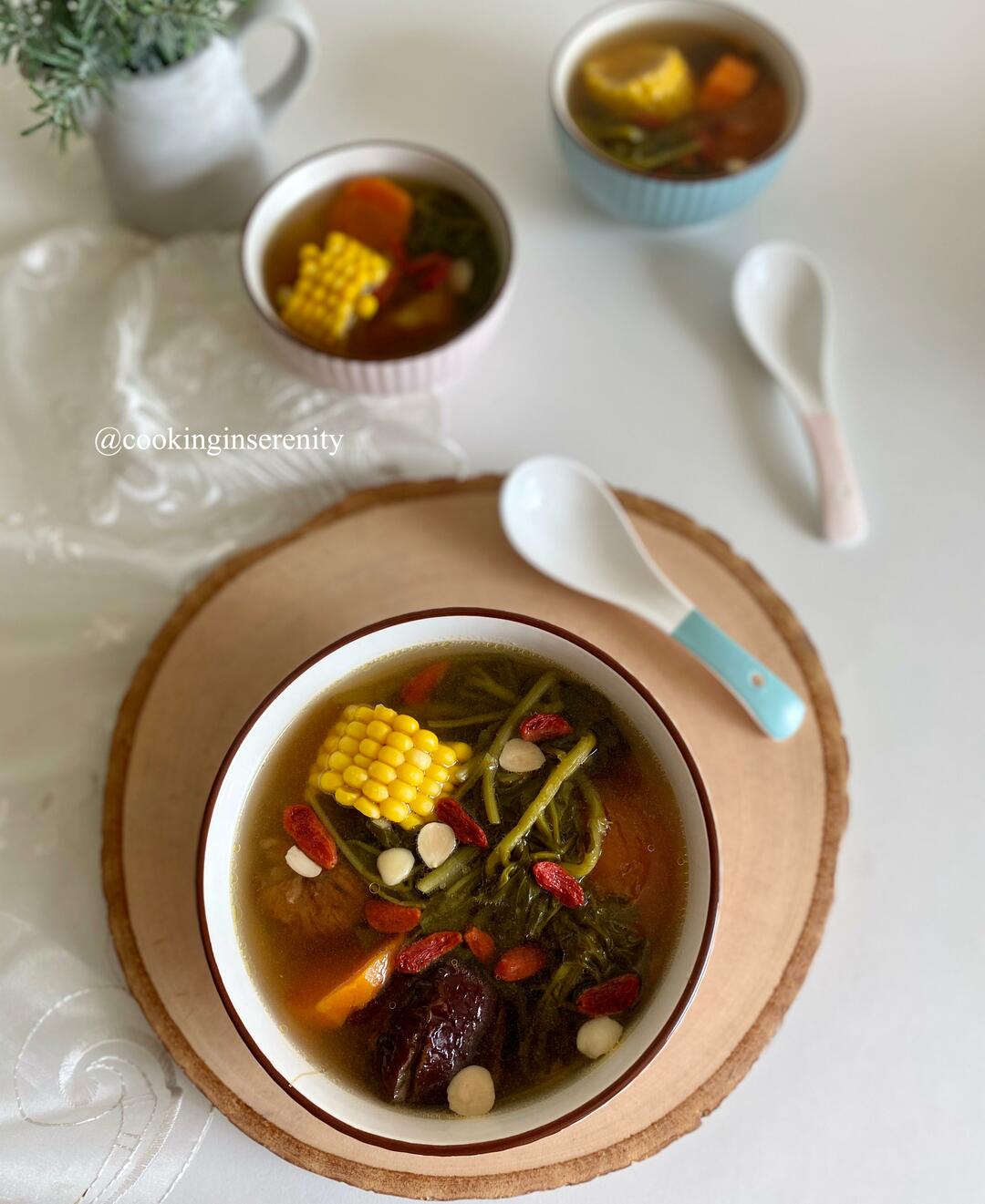 Watercress Sweet Corn Soup YoRipe