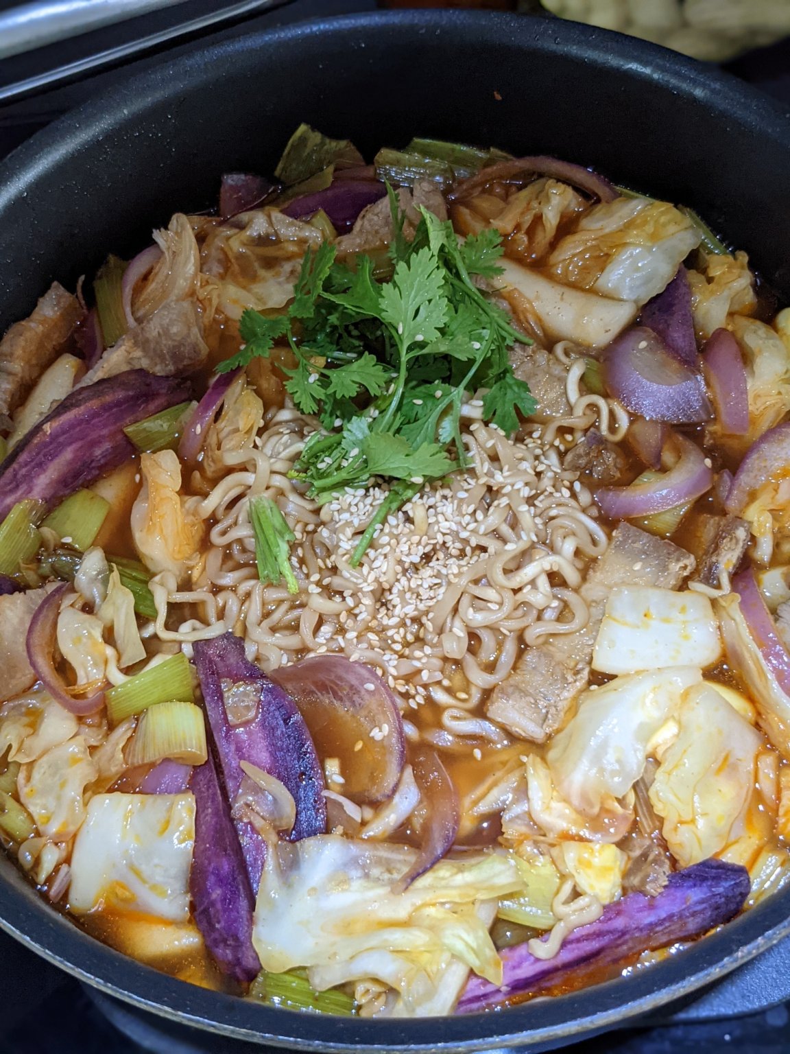 Korean rice cakes and noodles teokkboki ramen YoRipe