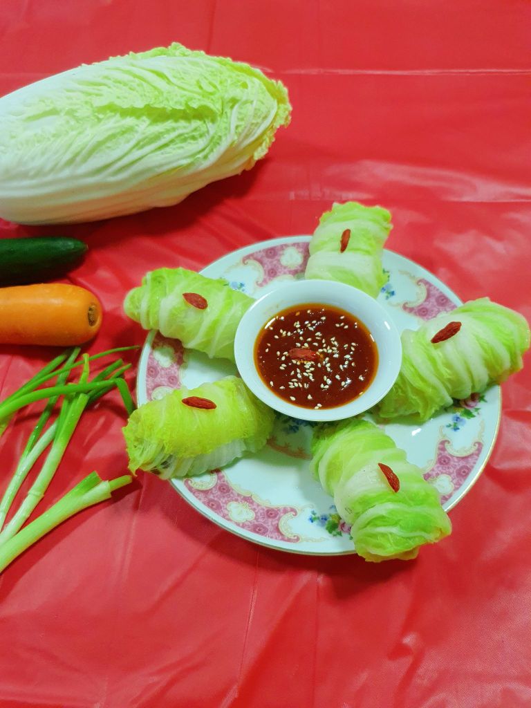 Crunchy Cabbage Chicken Roll YoRipe