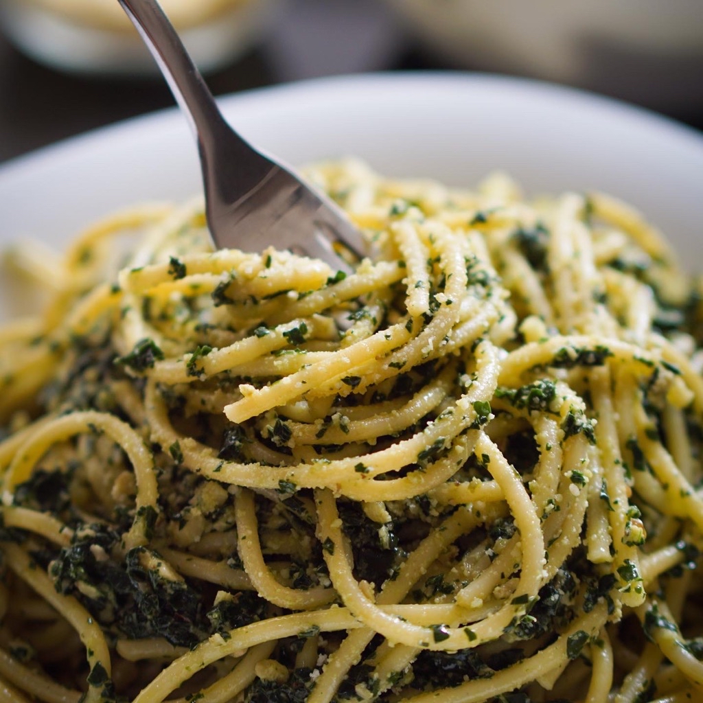 Kale Pesto Spaghetti YoRipe