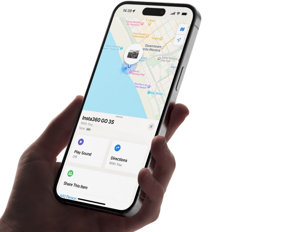 Insta360 GO 3S Action Camera malaysia apple find my