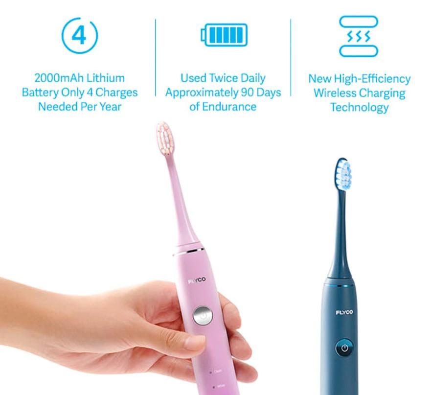 FLYCO Electric Toothbrush FT7105 Malaysia long battery life