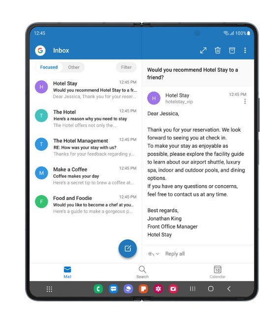 Samsung Galaxy Z Fold4 5G multi view