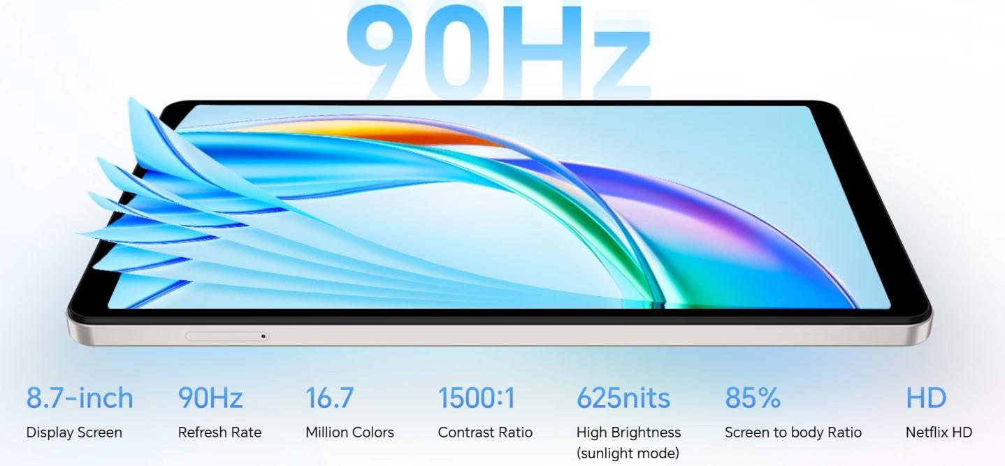 Honor Pad X7 4G Malaysia 90Hz eye comfort display