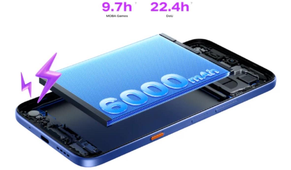 Infinix Hot 70 Malaysia 6000mAh battery endurance