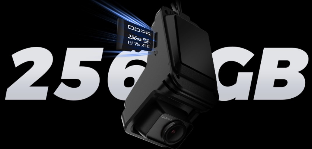 DDPAI K200 Malaysia Expandable 256GB MicroSD Storage