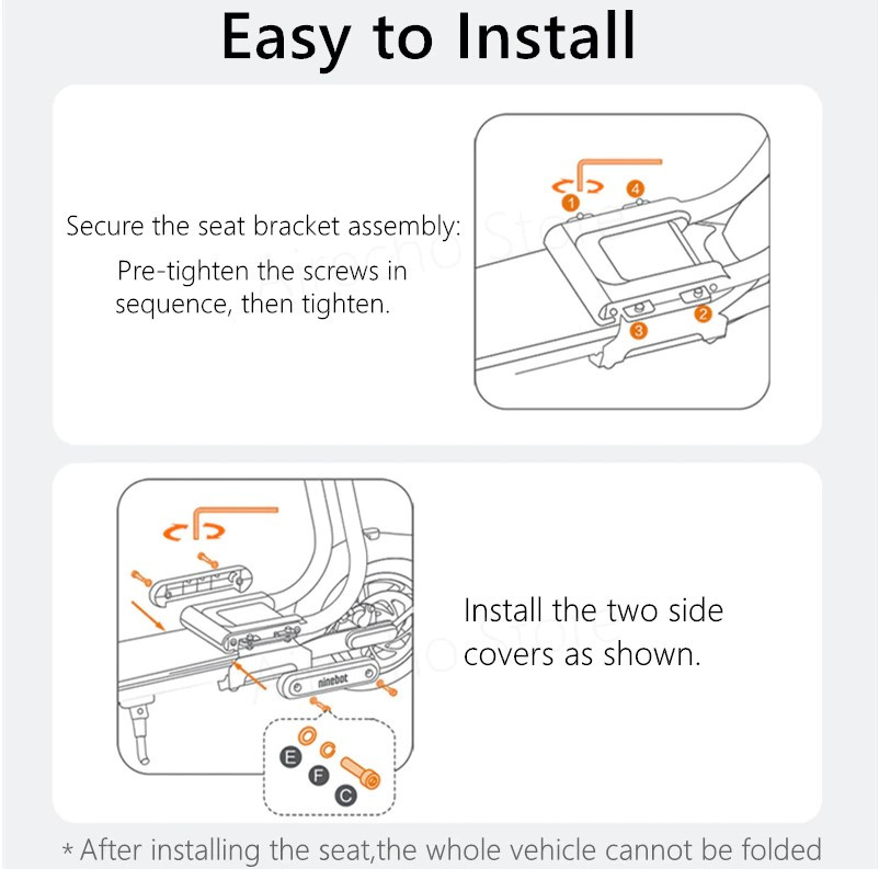 Segway Multi-functional Seat – Comfort & Stability