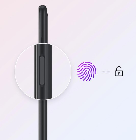 Samsung Galaxy A03s fingerprint unlock