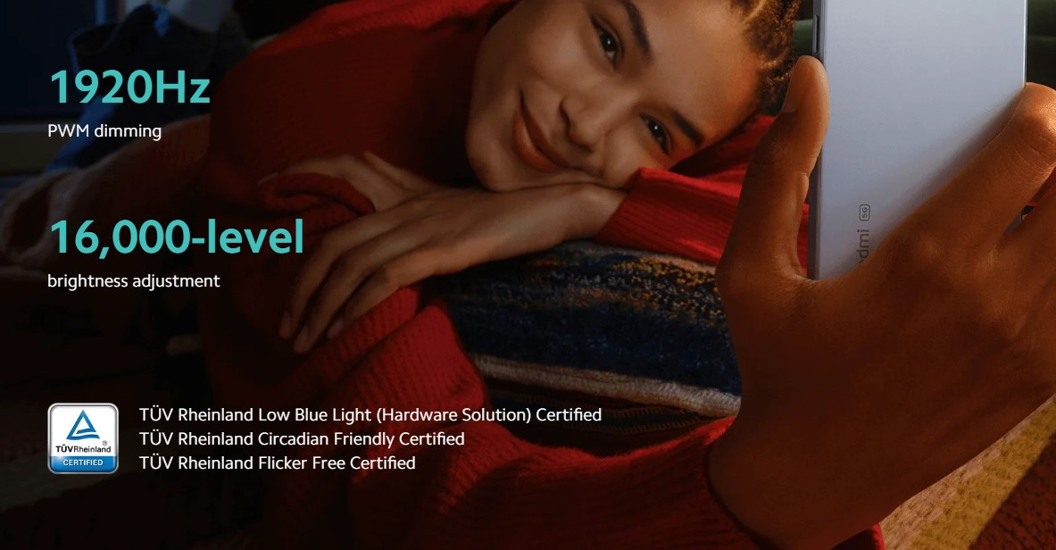 xiaomi redmi note 13 pro 5g eye protection
