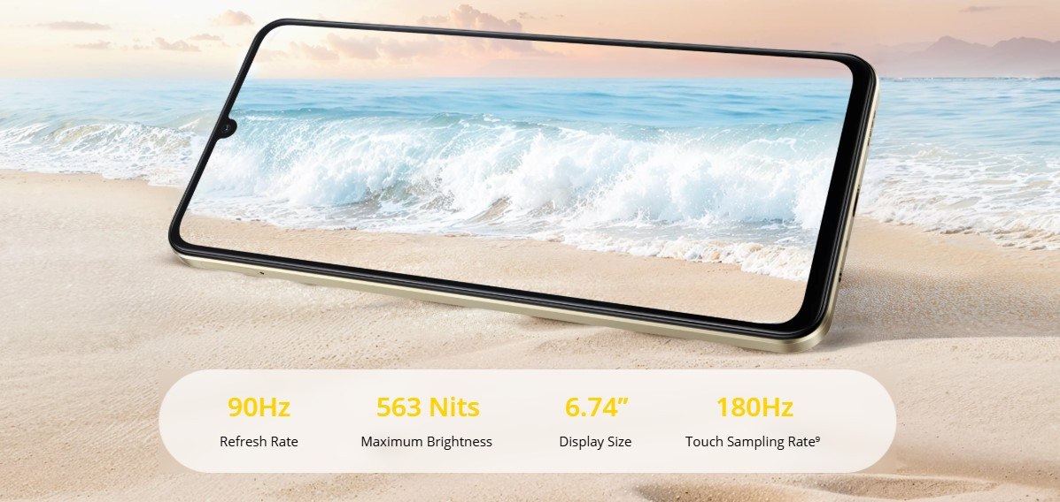 Realme Note 70 malaysia 90Hz eye comfort display
