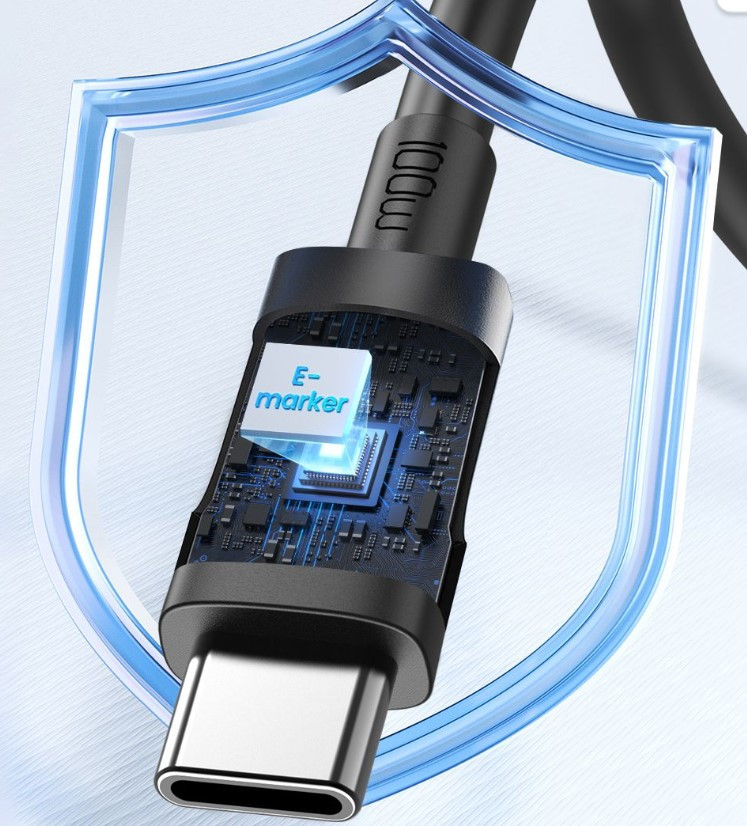 Rocoren Jianyi Series USB Cable C TO C 60W Malaysia Safe Charging