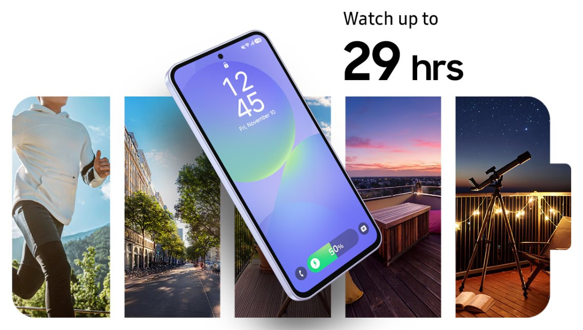 Samsung Galaxy A36 lte malaysia up to 29 hours