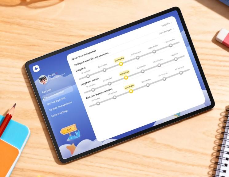 Honor Pad X8b LTE Tablet Malaysia parental controls