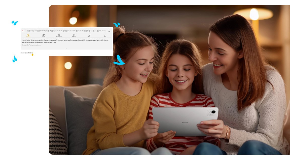Honor Pad X9a malaysia ai assistant note taking