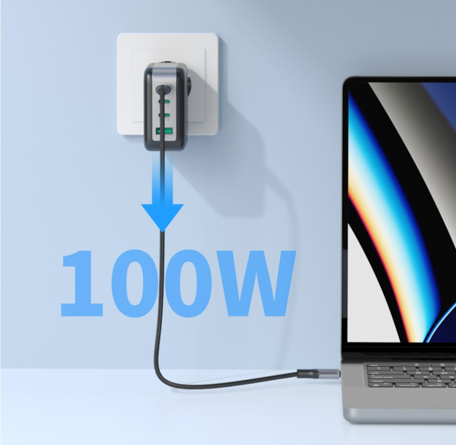 Rocoren ZhiXiang GaN Charger 100W PD3.0 Malaysia 100w fast charging
