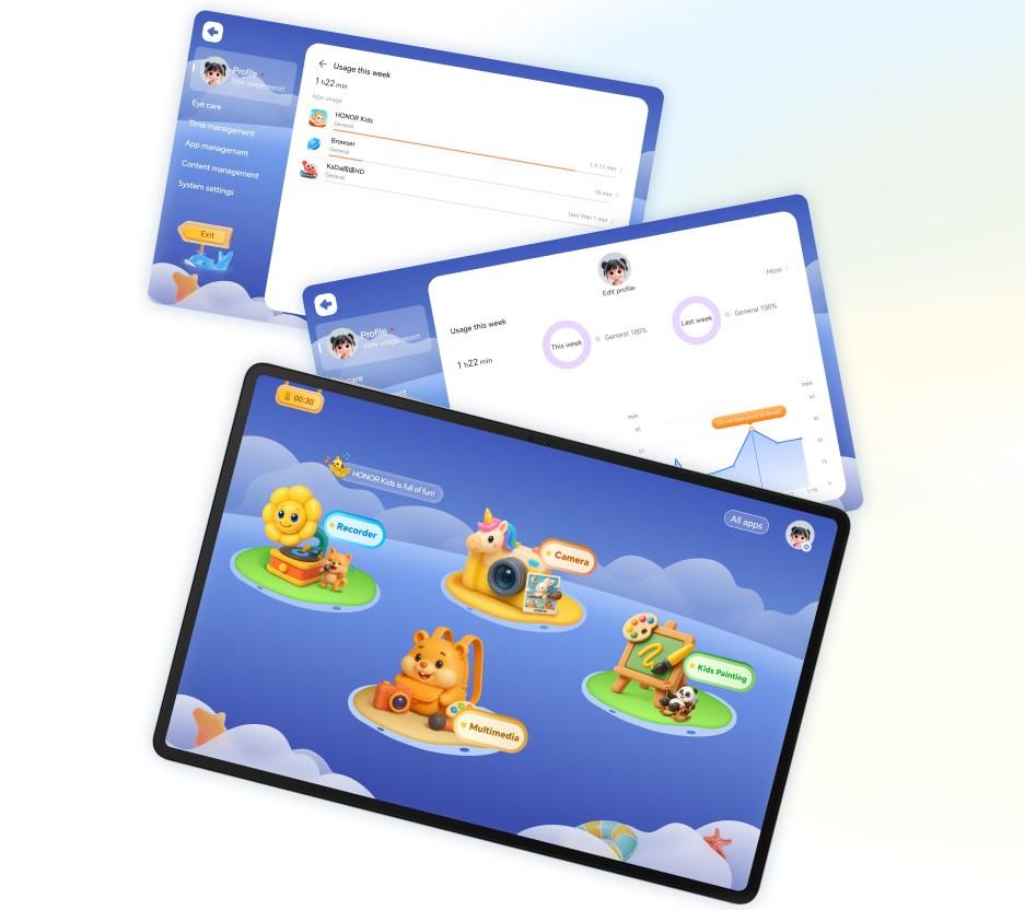 Honor Pad X8b LTE Tablet Malaysia HONOR Kids mode