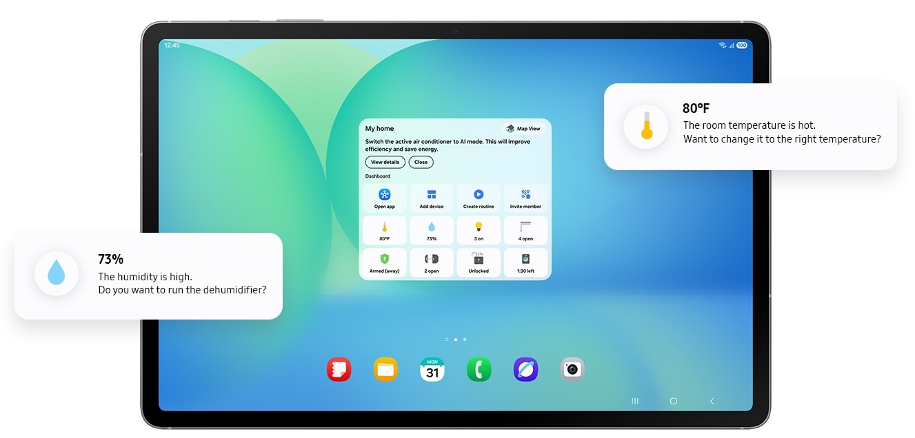 Samsung Galaxy Tab S10 FE+ malaysia home overview
