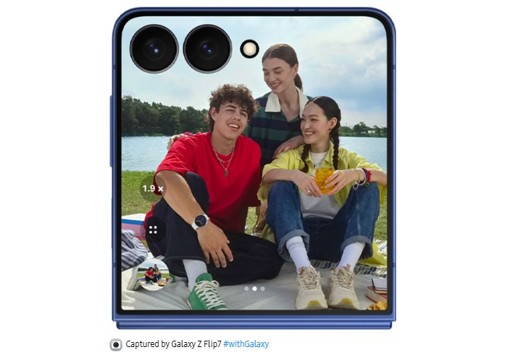 Samsung Galaxy Z Flip7 zoom features