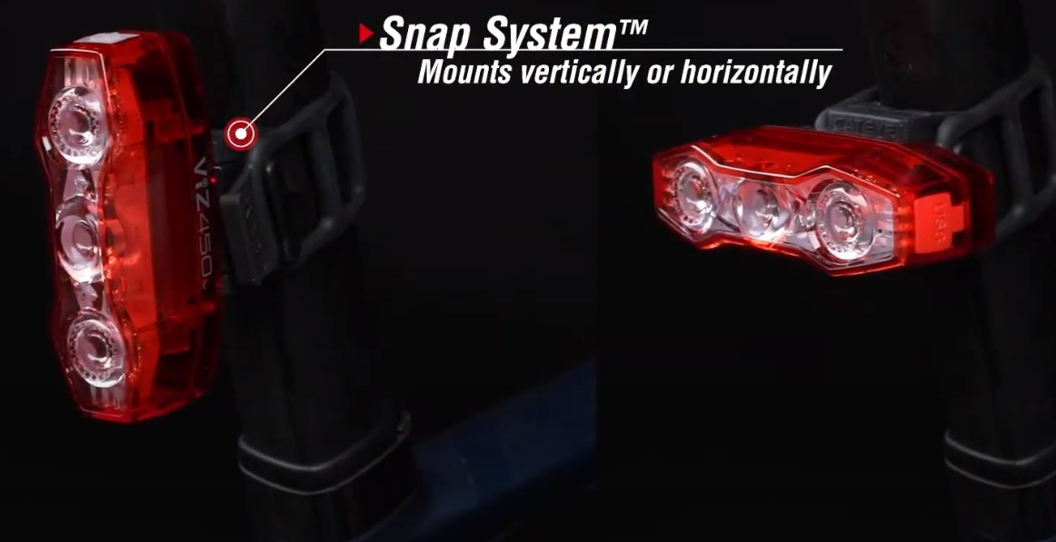 cat eye viz450 safety light snap system